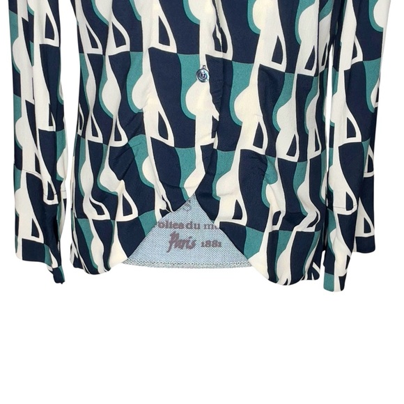 ZARA Abstract Silhouette Print Blouse Shirt
Size Medium M Long Sleeve Button Up - Picture 6 of 10